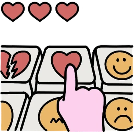 idee, emoji, bello, immagine dello schermo, emoji carino