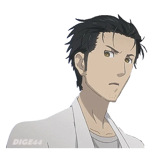 okayama rentiro, personagem de anime, okayama lin taro, okayama rentiro usa cigarros, o portão de stein o departamento de okayama o taro