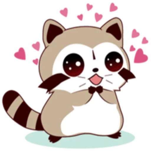 raccoon, raccoon, the raccoon is cute, raccoon drawing