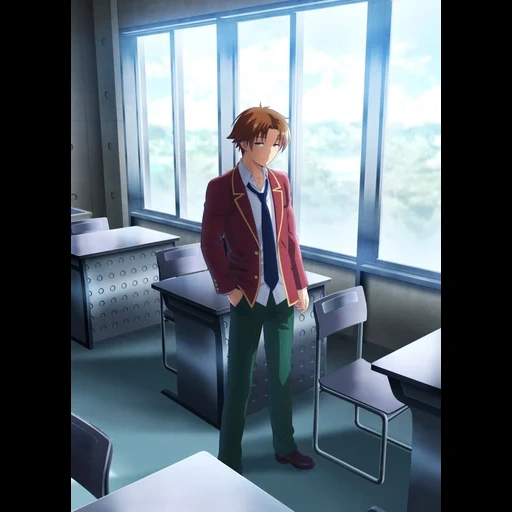 kiyotaka, distance cartoon, background 2022, classroom the elite, welcome to excellent class 2