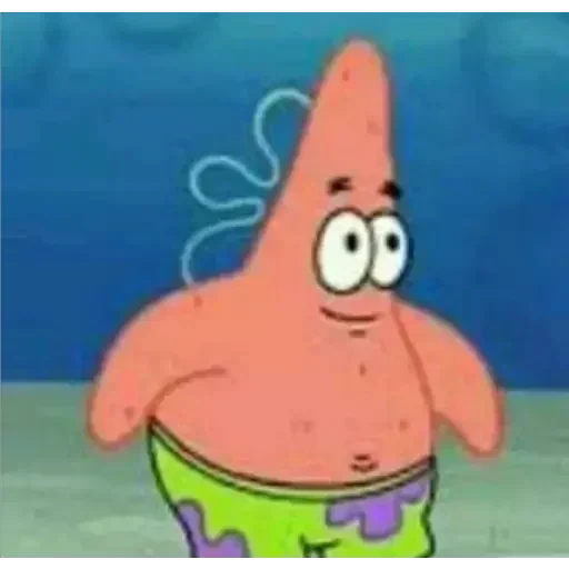 patrick, patrick starr, esponja patrick, patrick esponja bebé, esponja bebé patrick