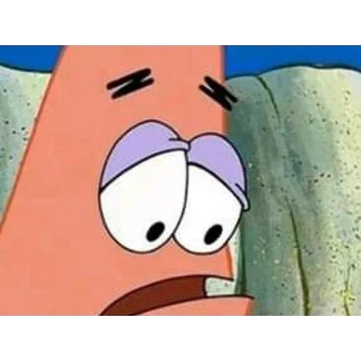 saliva, patrick, patrick star, stupido patrick, patrick saliva