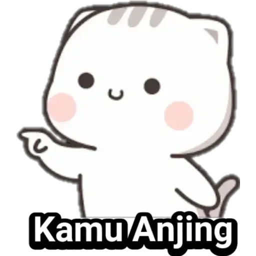 kawai, kucing chibi, kucing lucu, kucing chibi kawai, pelukan kawaii