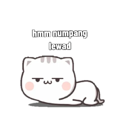 kucing kawai, kucing kawaii, kucing chibi kawai, kucing kawaii menangis, kucing kawaii suka