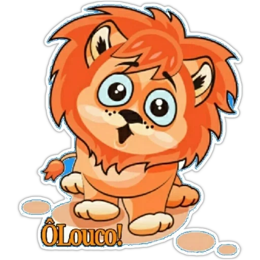 lion, lion cub is sad, lion cub drawing, cartoon lion cub, lion cub illustration