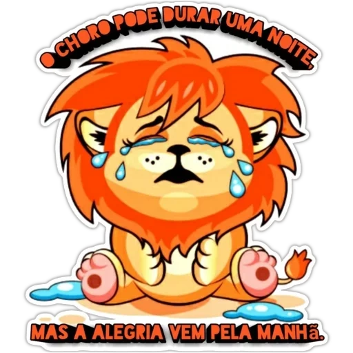 livoren, löwen der löwen, löwen weint, der weinende löwe, lion-illustration