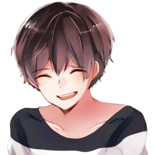 anime boyfriend, anime kun cute, der anime-mann ist süß, anime art guy, anime junge lächelt