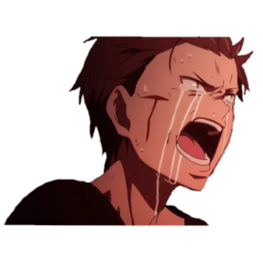 picture, re zero subaru, subaru natsuki, re zero subaru, re zero subaru cries