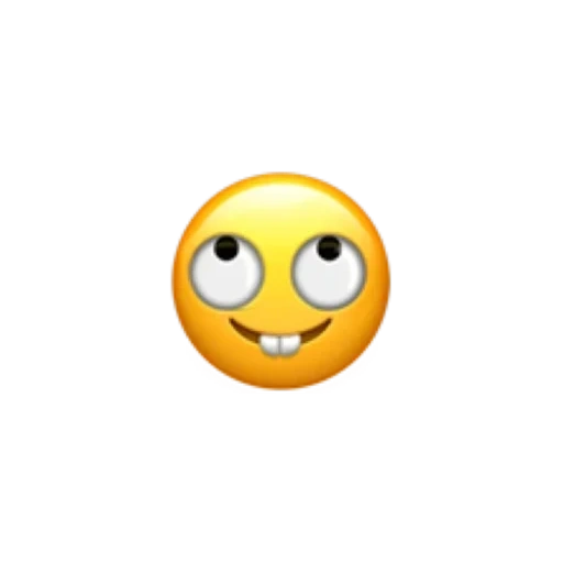 emoji, satu wajah tersenyum, ini adalah wajah tersenyum, emoji, wajah tersenyum memutar matanya