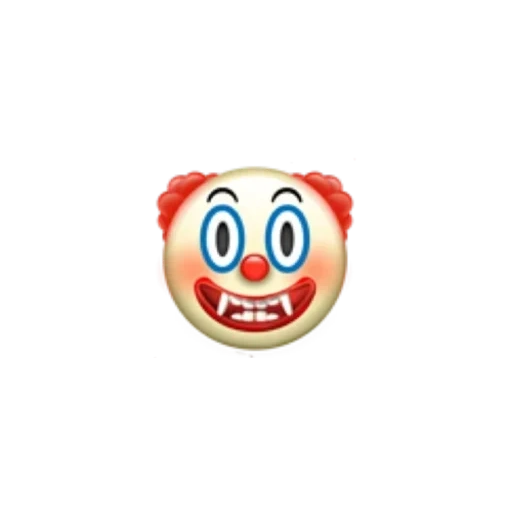 payaso, obviamente un payaso, símbolo de expresión de payaso, payaso sonriente, payaso de expresión de kusaide