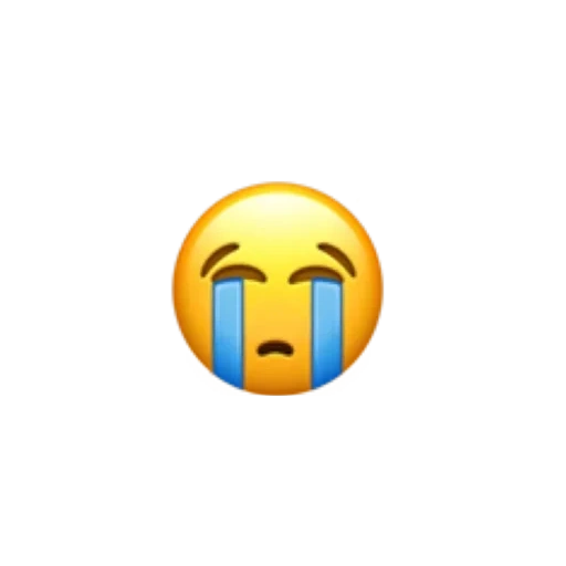 teks, emoji menangis, wajah tersenyum menangis, cry smiley iphone, iphone smiley kejutan