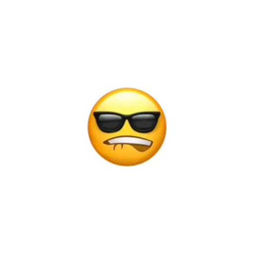 smiley, cool emoji