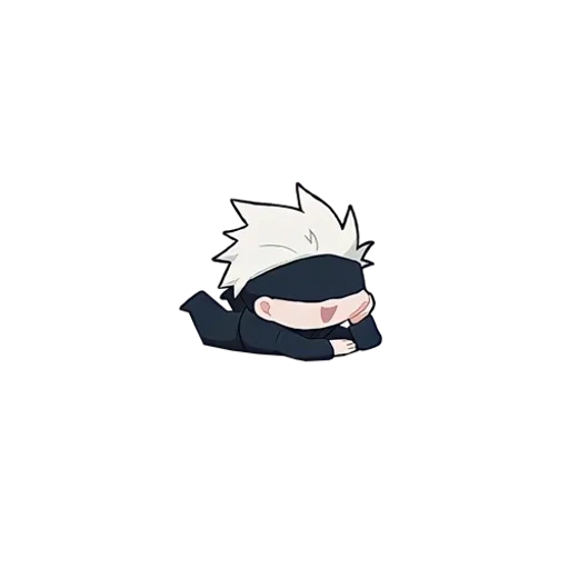 anime, naruto, karakter anime, gojo satorou chibi