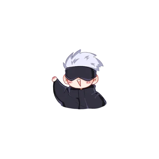 gojo chibi, anime lucu, gambar anime, karakter anime, li kakashi naruto chibi