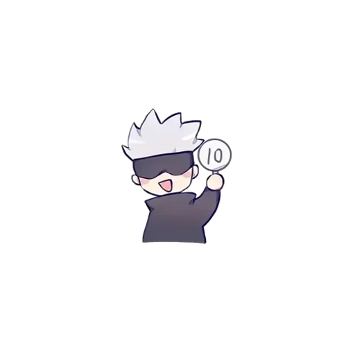 naruto, jujutsu kaisen, personnages d'anime, chibi anime personnages