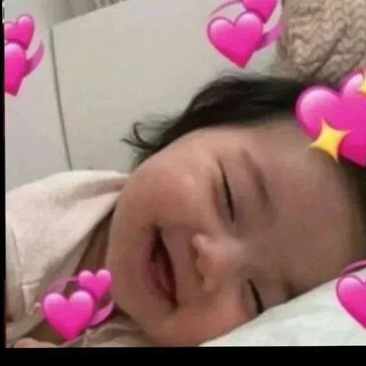 asiatiques, charmant garçon, bébé endormi, enfants asiatiques, enfants coréens