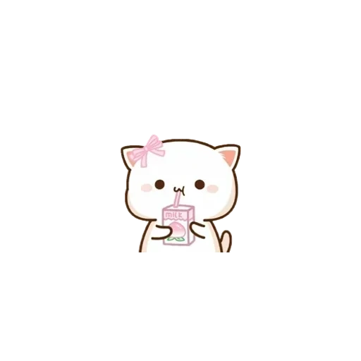 kucing kawaii, hewan kawaii, kucing kawaii, kitty chibi kawaii, gambar kucing lucu