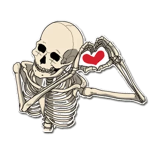 skelett, skelett, katzenskelett, emoji skelett, skelette aufkleber