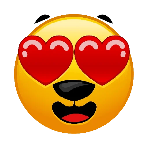 emoji, emoji de depósito, emoticones faciales, corazón sonriente, smiley es un corazón