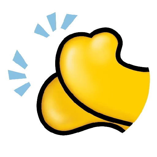 jaune, icônes, l'icône du nez, le dialogue est jaune, logo de canal