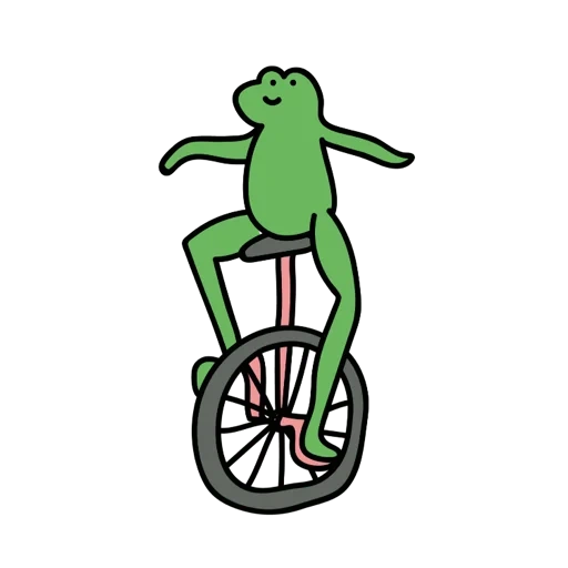 meme boi, bicicleta de zhaba, rana con un meme de bicicleta
