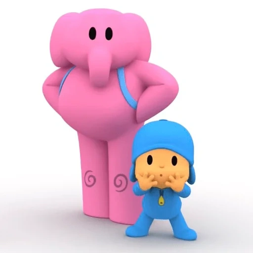 poleso, opao ray, pato, andiamo pocoyo, cornici della serie animata pata