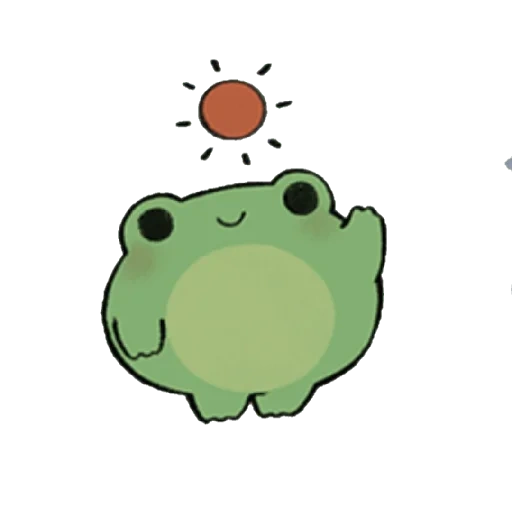 kawaii frog, der frosch ist süß, kawaii frösche, froschzeichnungen sind süß, süße frösche skizzen