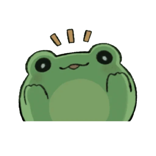 kawaii frog, frosch ist kawaii, der frosch ist süß, emoji frosch, kawaii frösche