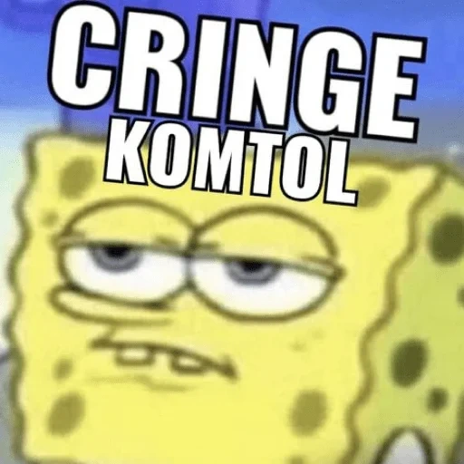 meme spongebob, face spongebob, meme kelelahan spongebob, spongebob square pants, sour cream pancake meme spongebob