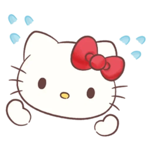 minou, clipart, helou kitty, hello kitty's head, bonjour kitty srisovka