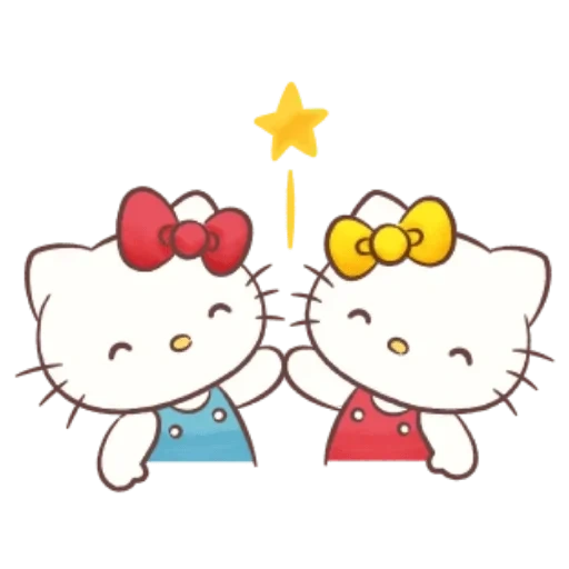 minou, minou, hello kitty, gallow kitty de la petite amie, hello kitty la la fan