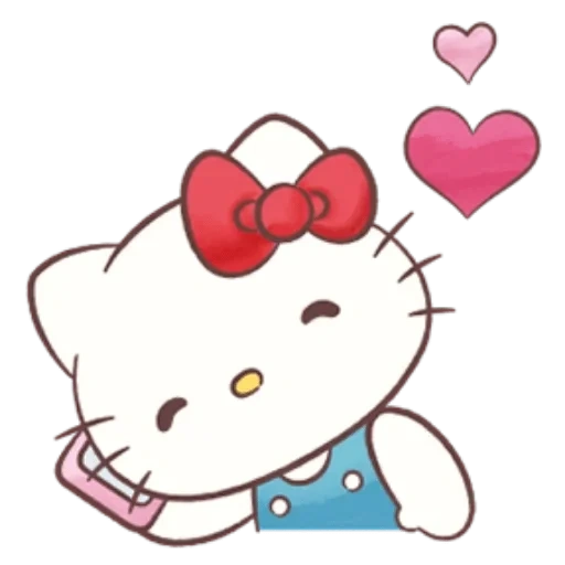 gatito, clipart, hola gatito, gatito un corazón, lo siento hallow kitty