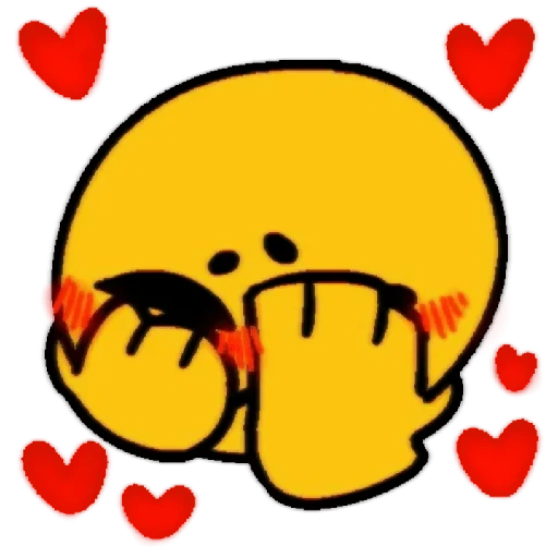 anime, emoji, emoji itu manis, emoticon yang cantik, gambar emoji