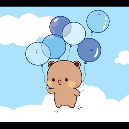 clipart, un ours mignon, mignon de dessin animé, dessins kawaii, les dessins sont mignons