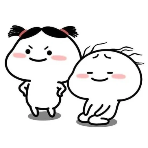 asiático, chuanjing, chibi é fofo, cartoon fofo, foto engraçada