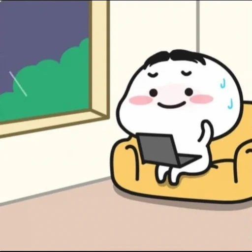 quby, азиат, мемы милые, cute cartoon, рисунки кавай