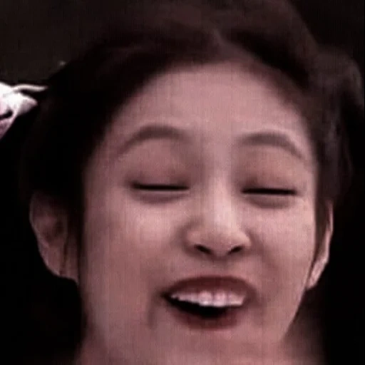 atriz, rosto engraçado, atriz coreana, motivo de pó preto jenny, jin jenny model surpresa