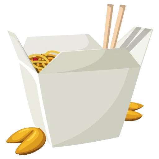 упаковка еды, wok box рисунок, иллюстрация еда, бумажная упаковка, арт лапша картонной коробке