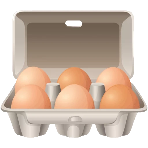 яйца лотке, куриные яйца, яйцо куриное вектор, яйца коробке рисунок, яйца упаковке белом фоне