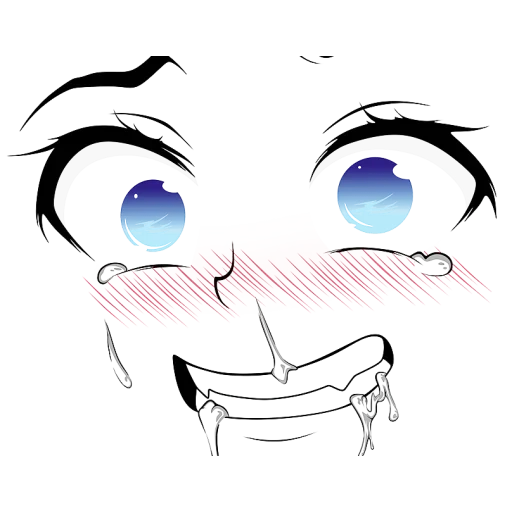 ahegao, picture, the eyes of ahegao, anime's eyes ahegao, ahegao face with a transparent background
