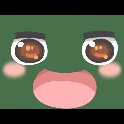 anime, anime, anime's eyes, roblox t-shirt frog, anime face with a transparent background
