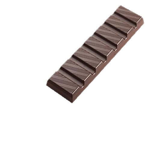 темный шоколад, полоска шоколада, коричневый шоколад, форма конфет шоколадная плитка ma 1807, chocolate world формы поликарбонатные батончик