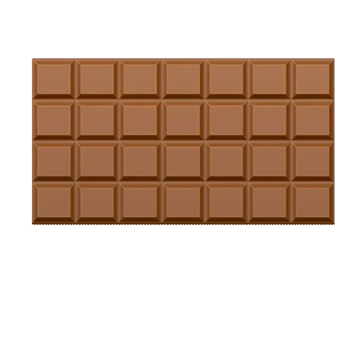 шоколадка, плитка шоколада, шоколад шоколад, квадратный шоколад, бесконечная шоколадка