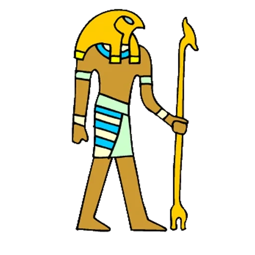 аниме, тот бог, египет боги, древний египет, бог тот древнем египте