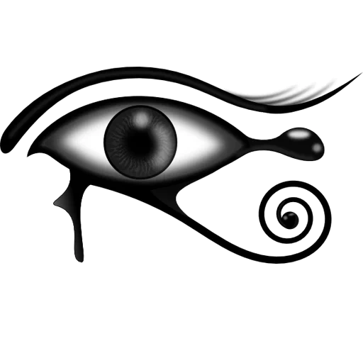знак глаза, символ глаз, клипарт глаза, глаз человеческий, стилизованный глаз