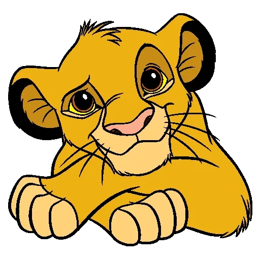 lev simba, simba little lion, motif simba, le roi lion, simba le roi lion