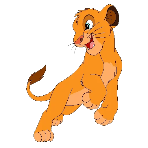 simba, simba le petit lion, lion du roi nara, simba king lion, le roi lion