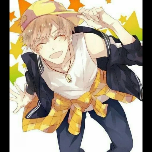 chico de anime, chicos de anime, anime amarillo kun, chicos de anime arta, arte de anime boy