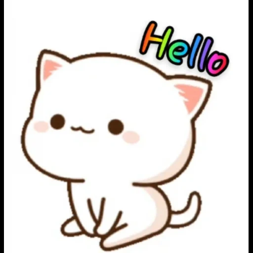 cat, katiki kavai, cute drawings, the animals are cute, kawaii cats