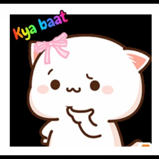 gato kavai, katiki kavai, dibujos de kawaii, gatos kawaii, lindos dibujos de kawaii